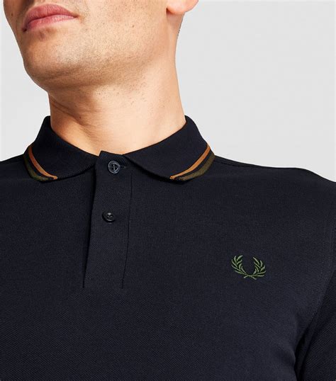 Fred Perry Twin Tipped M12 Polo Shirt Harrods FR