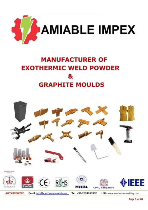 Exothermic Weld Pdf