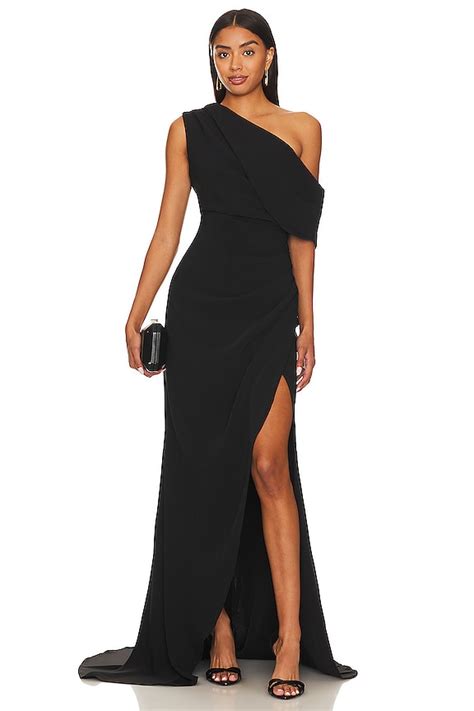 Elliatt Isadora Gown In Black Revolve