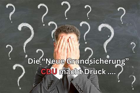 Gesund jung und fit aber Bürgergeld Reformpläne der CDU im Überblick