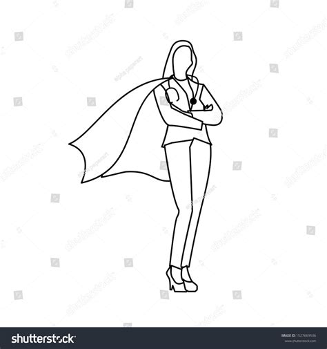 Superhero Body Template