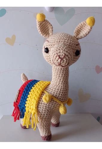 Lhama Colombia Croche Pel Cia Amigurumi Cm Parcelamento Sem Juros