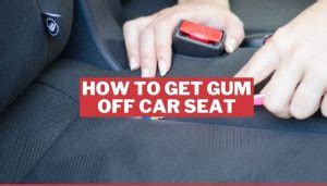 how to get chocolate off car seat