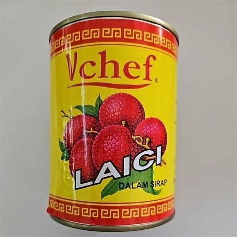 Lychees In Syrup Brand Vchef 565gmlaici In Shingle Jenama Vchef 565gm