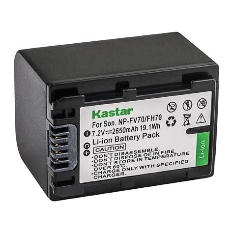 Kastar Replacement Battery For Sony NP FV70 Sony HDR PJ710 HDR PJ740