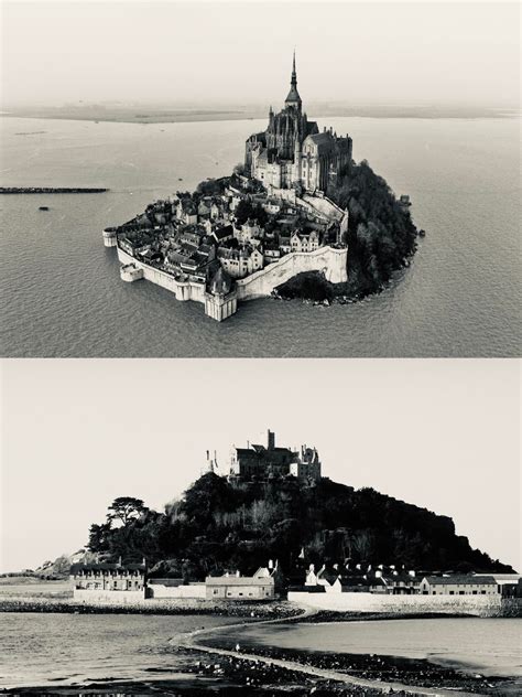 Mt Saint Michel + Saint Michaels Mount : r/aphextwin