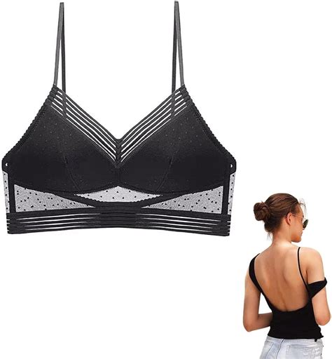 Ruguoa Reggiseno Schiena Nuda Invisibile Scollatura Profonda Comoda