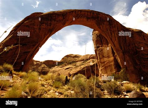 Rainbow Bridge Arch Utah Stock Photo - Alamy