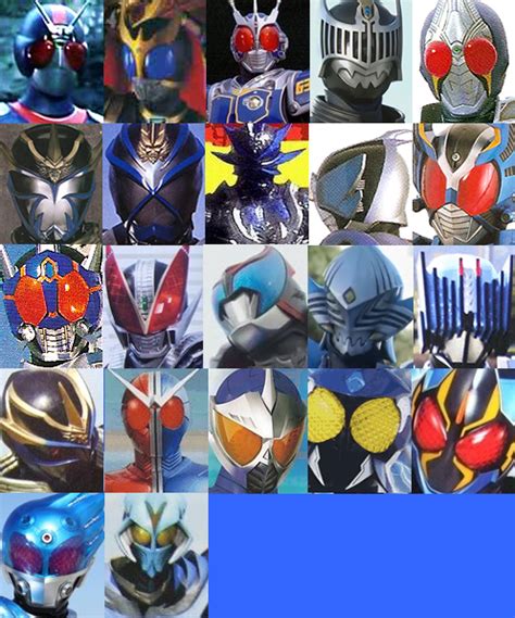 Henshin Grid Kamen Riders Different Shades Of Colors 3 2012