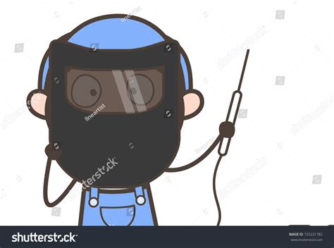 Cartoon Welder Vector Character Stock Vector (Royalty Free) 725231782 ...