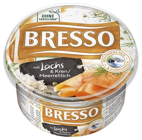 Bresso Frischk Se Mit Lachs Und Kren Meerrettich G Amazon De