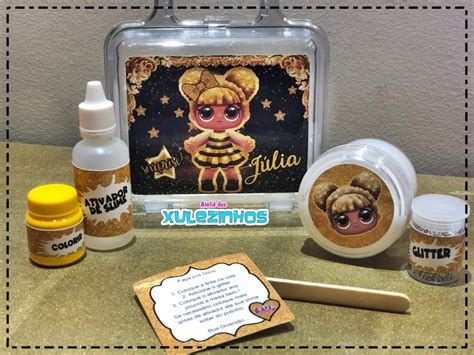 Kit Slime Lol Bee Queen Na Maleta Elo Produtos Especiais