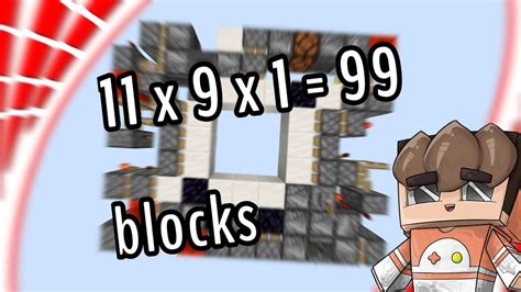 Mcbe Tiny 3x3 Trapdoor 99blocks Youtube