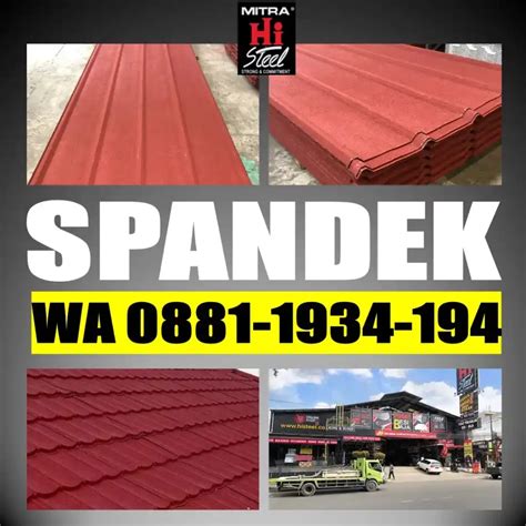 Harga Spandek Pasir Per Meter Dan Per Lembar Jakarta WA 0881 1934 194