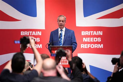 Nigel Farage Announces He Will Take Over As Reform Leader In Shock U Turn