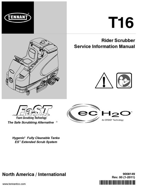 Tennant T Parts Manual