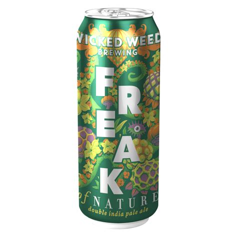 Wicked Weed Freak Of Nature Double Ipa Single Oz Can Abv