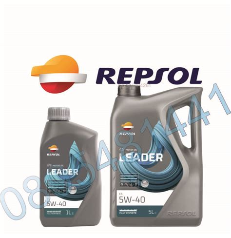 Двигателно масло REPSOL LEADER AUTOGAS 5w40 Масла греси Резервни