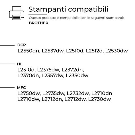 Kit 2 Toner Brother TN 2420 Compatibili Nero Con Chip Alphaink