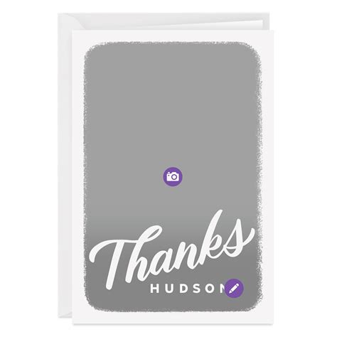 Personalized Full Photo Thank You Card Greeting Cards Hallmark