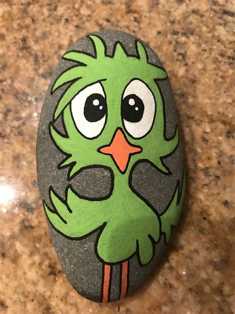 Bird Rock Painting Painted Rocks Kids Painted Rocks Rock Painting