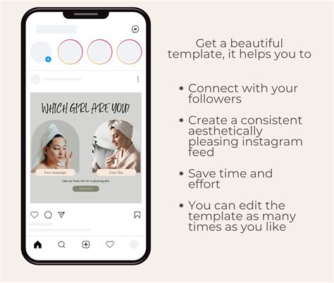 Esthetician Instagram Post Template Skincare Instagram Post Template