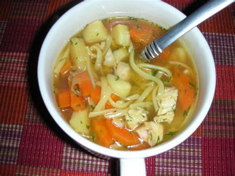 Chicken Noodle Soup With Carrots Parsnips And Dill Recipe Dill Recipes Soup Recipes