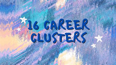 16 Career Clusters Youtube