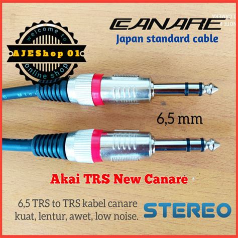 Jual Jack Trs Balanced Jack Akai Stereo Balanced Kabel Canare