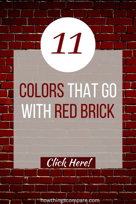 Colors That Go With Red Brick Brick House Exterior Colors Red