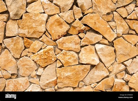 Yellow Sandstone Wall Stock Photo Alamy