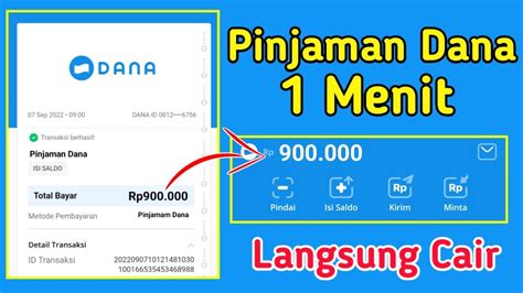 Cara Pinjam Saldo Di DANA Tanpa KTP Langsung Cair Pinjaman Saldo DANA