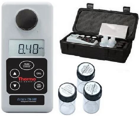 PORTABLE TURBIDITY METER With Calibration Standards Model No TN 100