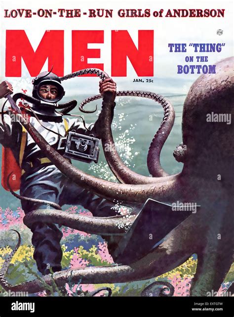 1950s Usa Mens Adventure Magazine Hi Res Stock Photography And Images