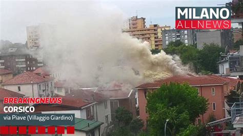 BREAKING NEWS Incendio A Corsico 30 Agosto 2016 YouTube