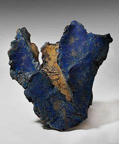 Blue Ceramic Sculpture Pascale Lehmann Organic Ceramics Ceramics