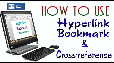 How To Use Hyperlink Bookmark And Cross Reference In Ms Word Youtube