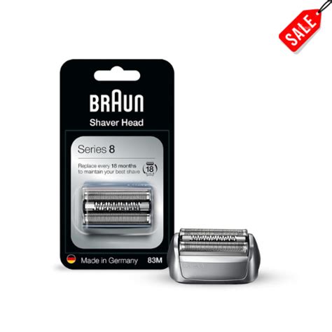 For Braun 83M Series 8 Shaver Foil And Cutter Replacement Cassette Set