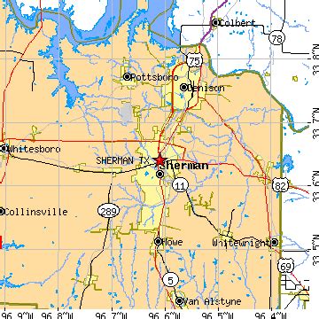 Sherman Tx Zip Code Map - Map