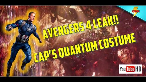 Avengers Endgame Leak Captain America Quantum Suit Youtube