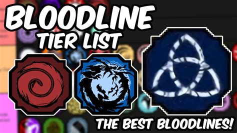 The Best Bloodline Tier List For Shindo Life The Best Bloodlines In