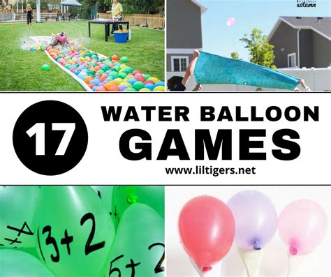 17 Fun Water Balloon Games Lil Tigers