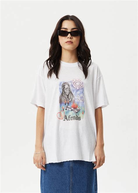 Nirvana Oversized Tee - White – Everyones' Store Raglan