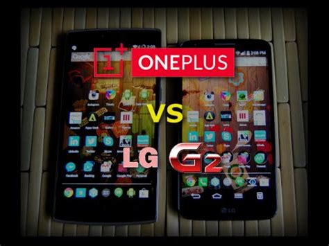 Oneplus One Vs Lg G Performance Comparison Youtube