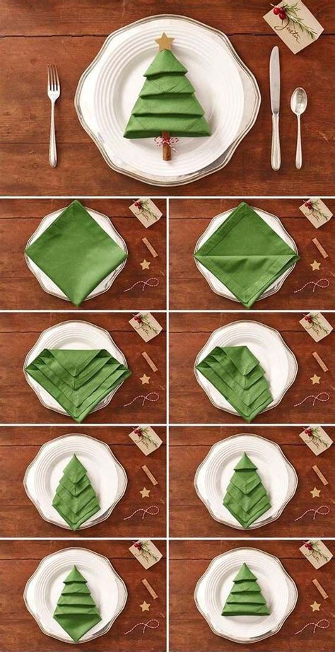 Creative Christmas Napkin Folding Ideas For A Festive Table Setting