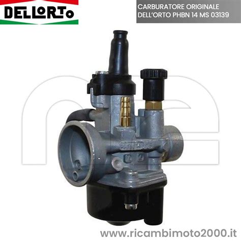 Carburatori CARBURATORE ORIGINALE DELLORTO PHBN 14 MS MINI CROSS KART 2T