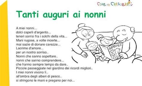 Festa Dei Nonni Lavoretti Disegni Poesie E Attivit Bambini