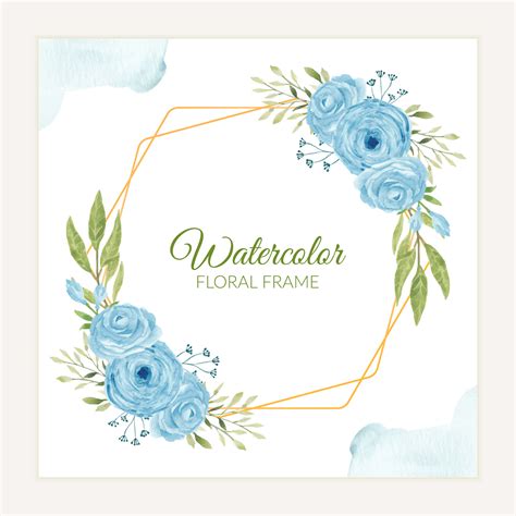 Blue Flower Border Vector Art, Icons, and Graphics for Free Download