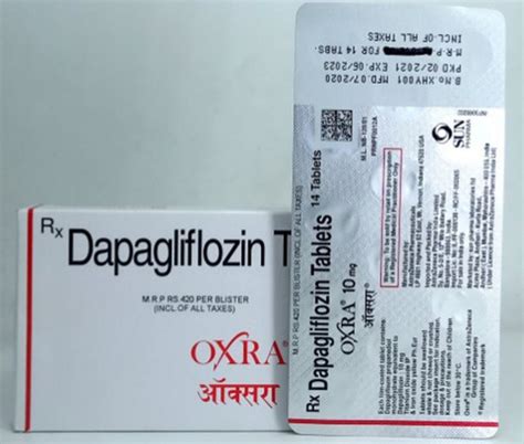 Dapagliflozin 10mg Tablets 14 Tablets Blister Pack At Best Price In