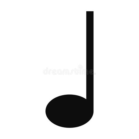 Quarter Music Note Icon, Simple Style Stock Vector - Illustration of ...